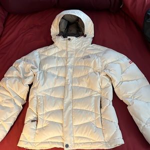 North Face - Like New white Summit Series winter jacket - size xs